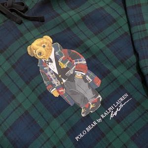 Polo Ralph Lauren bear hoodie blackwatch